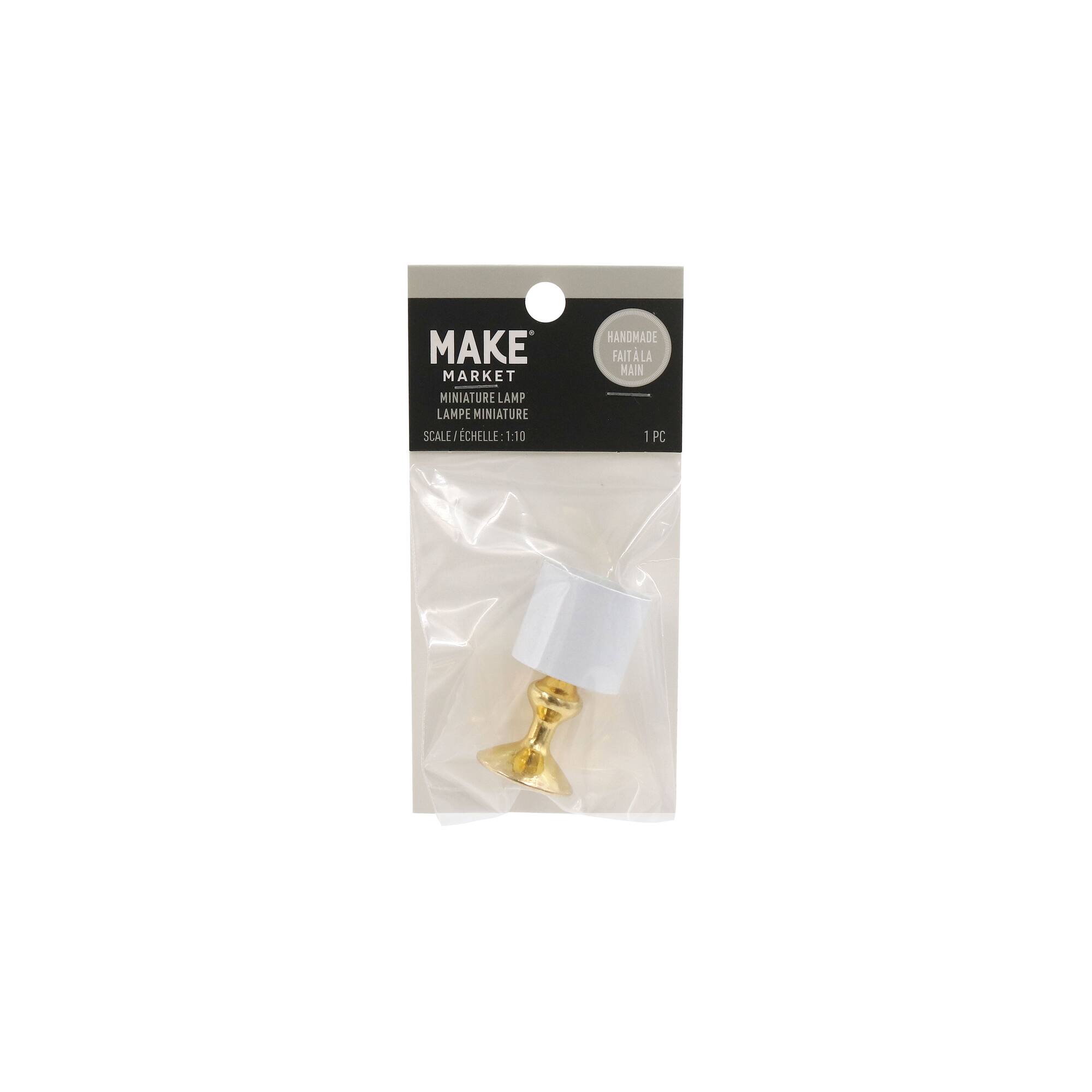 Mini White & Gold Lamp by Make Market®